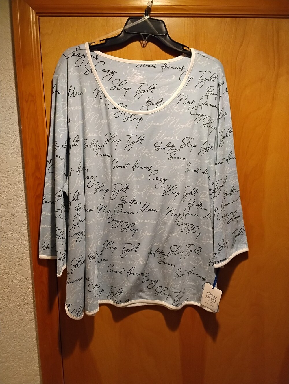 NWT  3X  Sleep Script  Print PJ Top Only  Firm Price